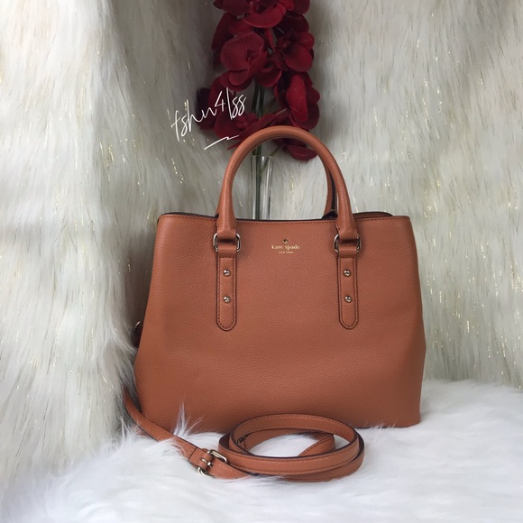 KATE SPADE EVANGELIE LARCHMONT AVENUE SATCHEL - Picture 6 of 8